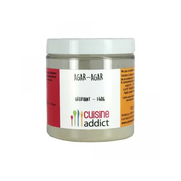 Agar-agar Gélifiant E406 50 G Cuisineaddict à prix imbattables 1