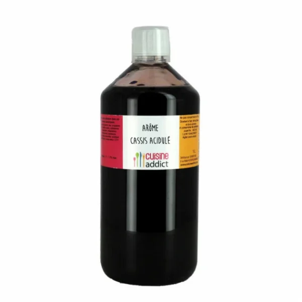 Arôme Alimentaire Cassis Acidulé 1 L Cuisineaddict​ outlet soldes 1