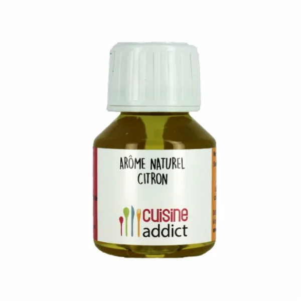 Arôme Alimentaire Naturel Citron 58 Ml Cuisineaddict vente chaude 1