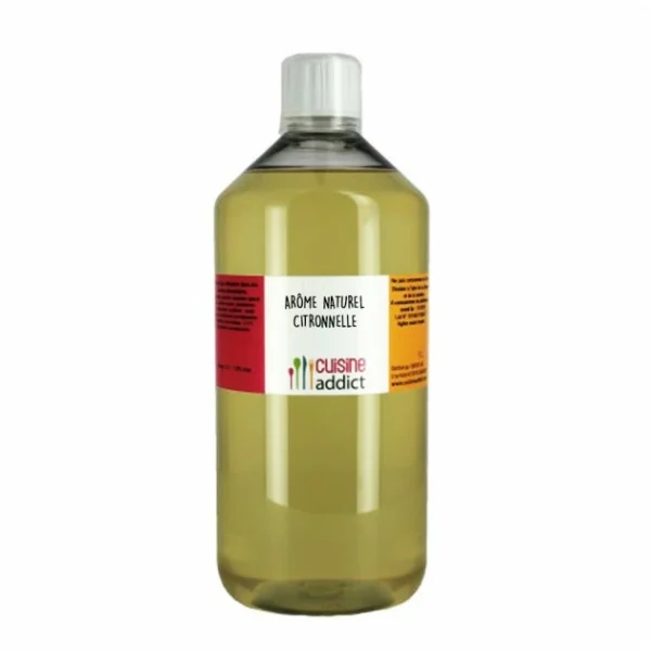 en promotion Arôme Alimentaire Naturel Citronnelle 1 L Cuisineaddict 1