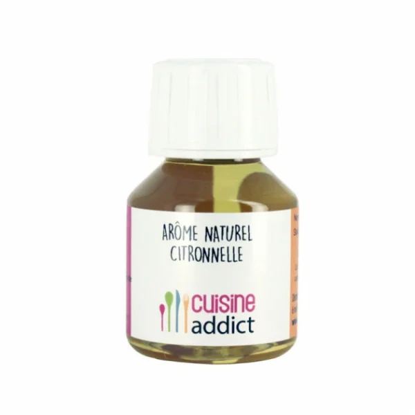 Arôme Alimentaire Naturel Citronnelle 58 Ml Cuisineaddict REMISE allant 1