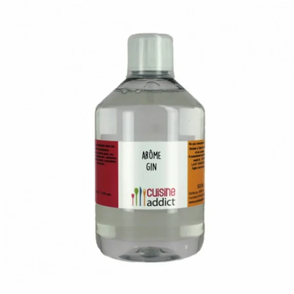 Retour gratuit en magasin. Arôme Alimentaire Naturel Gin 500ml Cuisineaddict 1