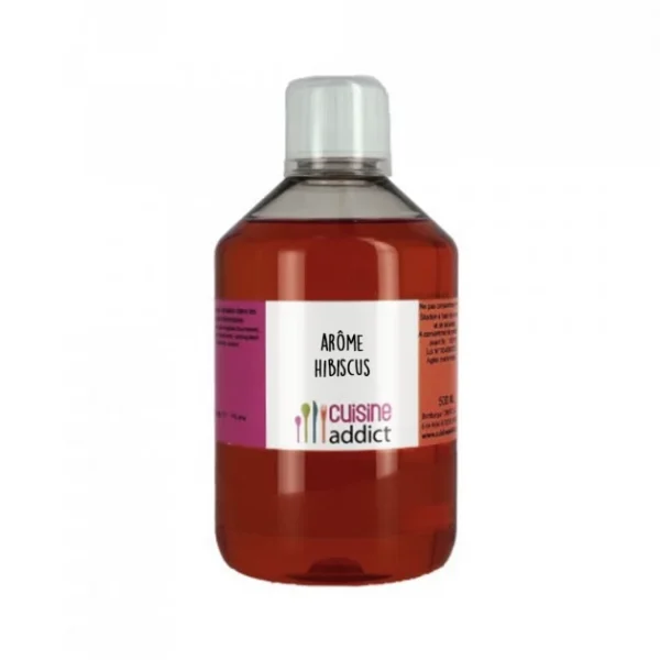 acheter Arôme Alimentaire Hibiscus 500 Ml Cuisineaddict 1