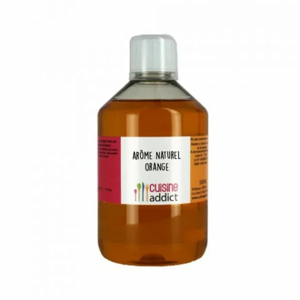 Arôme Alimentaire Naturel Orange 500 Ml Cuisineaddict​ Meilleur Prix Garanti 1