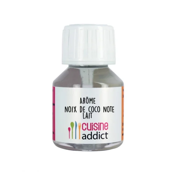 garantis authentique Arôme Alimentaire Noix De Coco Note Lait 58ml Cuisineaddict 1