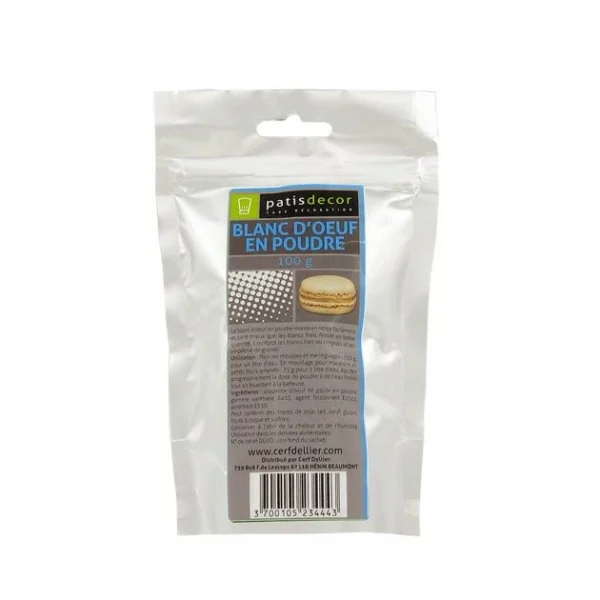 PATISDECOR Blanc D’Oeuf En Poudre 100 G Patisdécor vente à bas prix 1