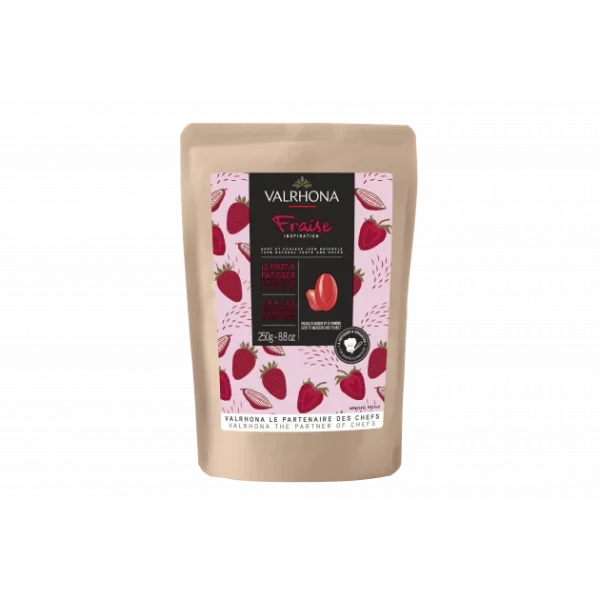 en promotion Chocolat De Couverture Inspiration Fraise 250g Valrhona 1