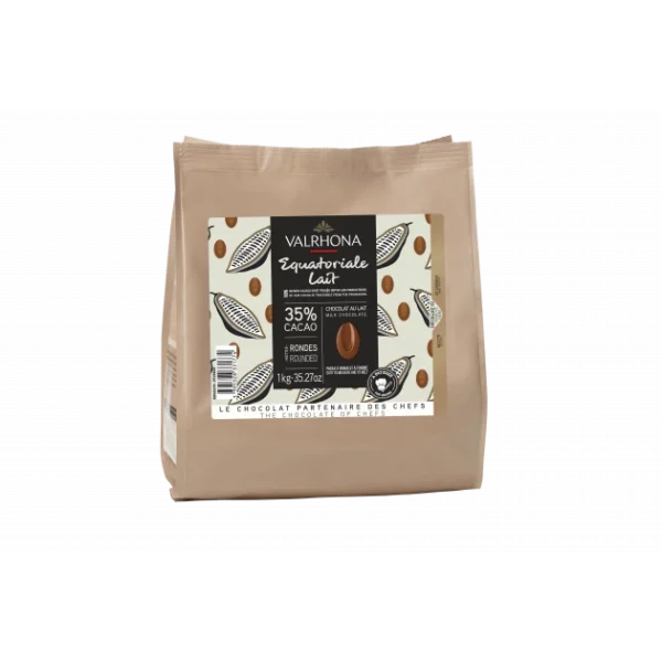 Chocolat De Couverture Lait Equatoriale 35% 1kg Valrhona livraison la plus rapide 1