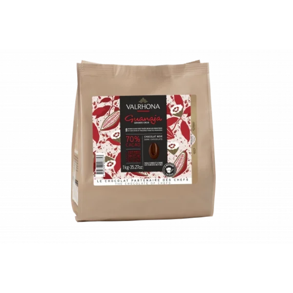 Chocolat De Couverture Noir Guanaja 70% 1kg Valrhona Réductions 1