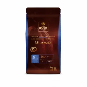 Livraison rapide Barry Chocolat Favorites Mi-amère 58% Pistoles 5 Kg 9