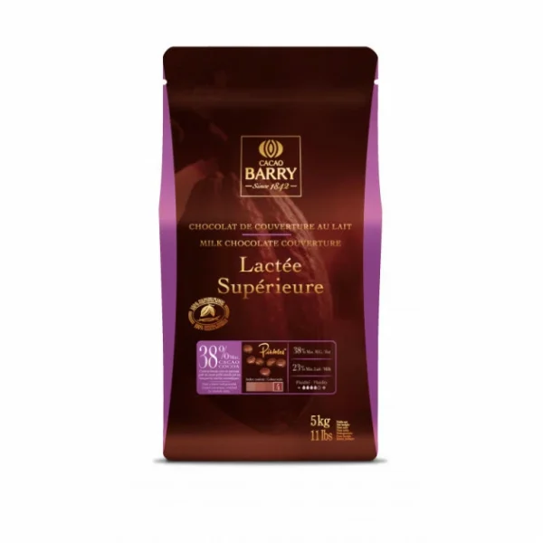 Prestation Et Rapide Barry Chocolat Lactée Supérieure 38,2% Pistoles 5 Kg 4