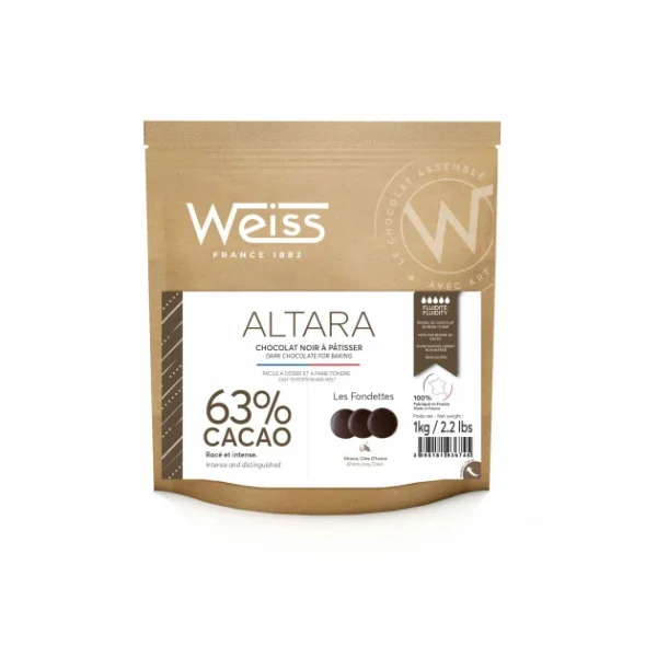 nouvelle saison Chocolat Noir 63% Altara 1 Kg Weiss 1