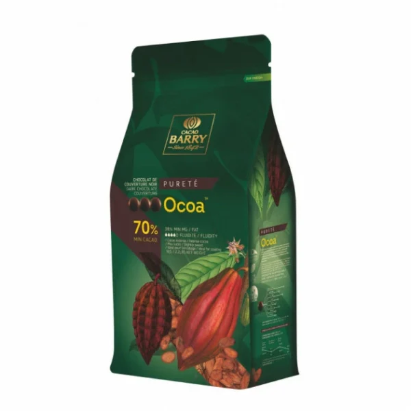 Barry Chocolat Noir Ocoa 70% 5 Kg Retour Facile et Gratuit 1