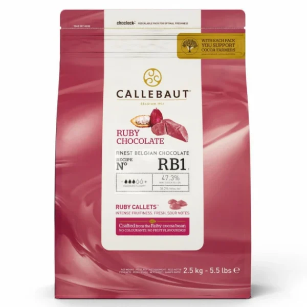 solde en ligne Chocolat Ruby RB1 47,3% 2,5 Kg Callebaut 1