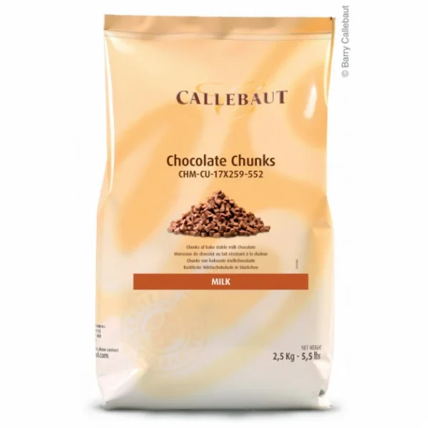 marques pas cher Callebaut Chunks Lait 2,5 Kg 1