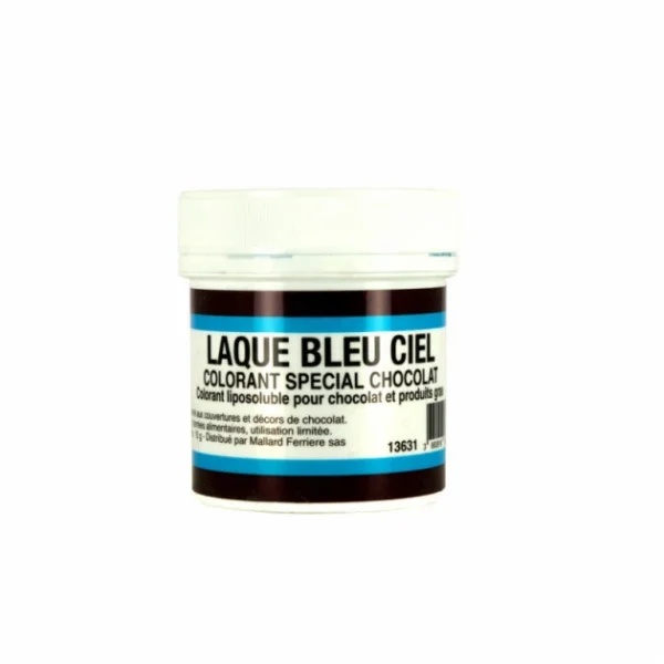 MALLARD FERRIERE Colorant Alimentaire Bleu Ciel E133 Poudre Liposoluble 15g belle 1