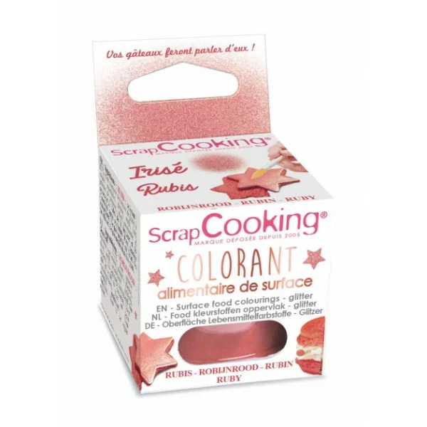 Colorant Alimentaire En Poudre Rubis 5g Scrapcooking boutiqued en ligne 1