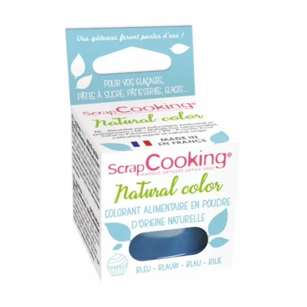 Colorant Alimentaire Naturel En Poudre Bleu 5g Scrapcooking haute qualité 1