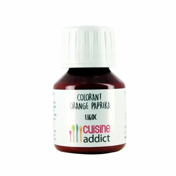 Retour gratuit en magasin. Colorant Alimentaire Naturel Orange Paprika Liquide 58 Ml Cuisineaddict 1