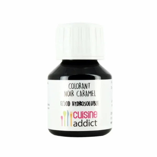 boutique en ligne france Colorant Alimentaire Noir Caramel E150d Liquide 58 Ml Cuisineaddict 1