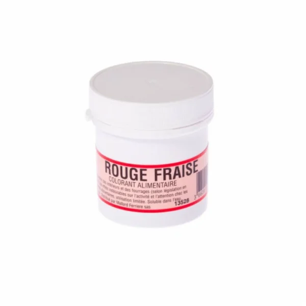 de garantie authentique MALLARD FERRIERE Colorant Alimentaire Rouge Fraise E129 Poudre Hydrosoluble 20g 1