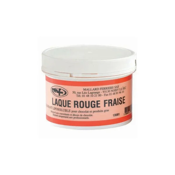 MALLARD FERRIERE Colorant Alimentaire Rouge Fraise E129 Poudre Liposoluble 60g grossiste 1