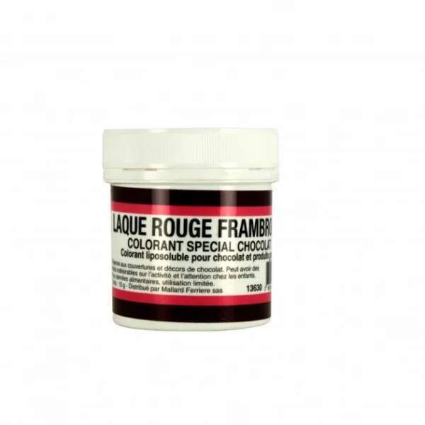 MALLARD FERRIERE Colorant Alimentaire Rouge Framboise Poudre Liposoluble 15g marque pas cher 1