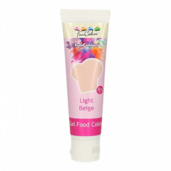 vente en ligne pas cher Colorant Gel Alimentaire Beige Clair FunCakes 30 G 1