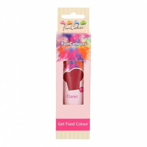 magasin pour Colorant Gel Alimentaire Rouge Bordeaux FunCakes 30 G 3