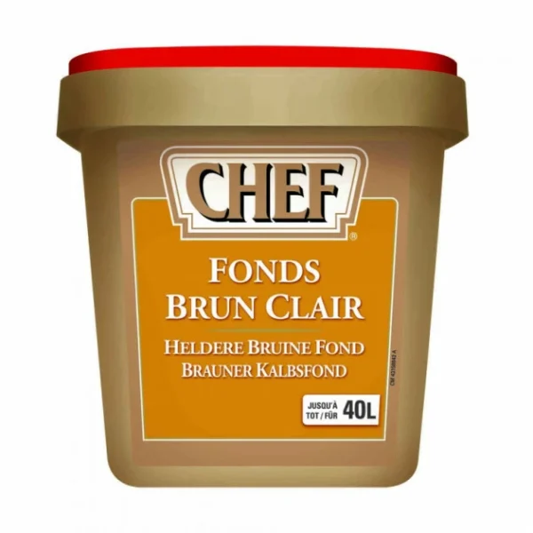 CHEF Fonds Brun Clair 40L 800g Satisfait ou Remboursé 1