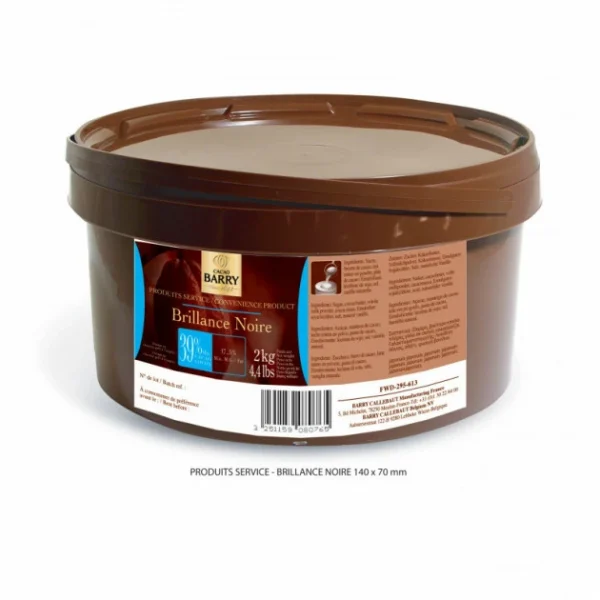 Barry Glaçage Chocolat Brillance Noire 2 Kg des prix incroyables 1