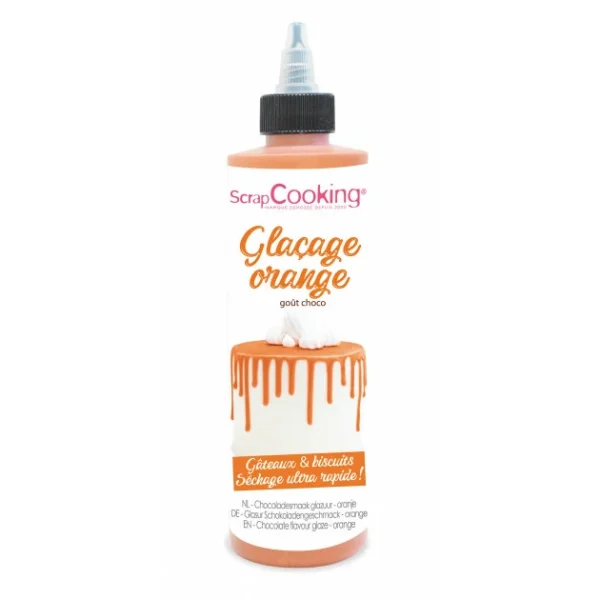 vente pas cher en ligne Glaçage Orange Goût Chocolat 130 G Scrapcooking 1