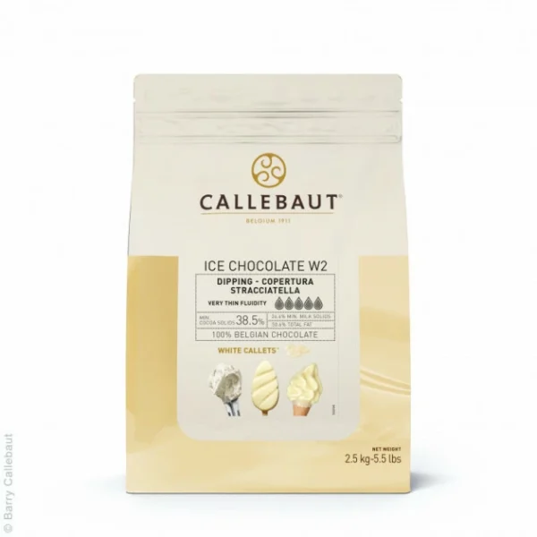 mode pas cher Ice Chocolate Blanc 2,5kg Callebaut 1