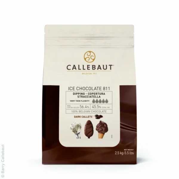 Ice Chocolate Noir 2,5kg Callebaut luxe soldes 1