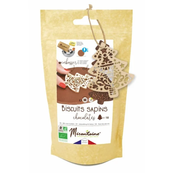 De Qualité Kit Biscuit De Noël Chocolat Bio Mirontaine 1