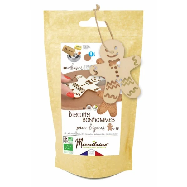 remise en ligne Kit Biscuit De Noël Pain D’Épice Bio Mirontaine 1