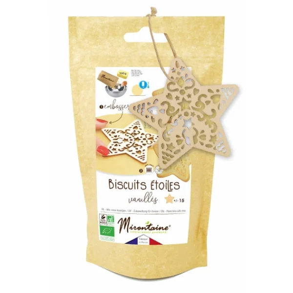 Kit Biscuit De Noël Vanille Bio Mirontaine pas cher en vente 1