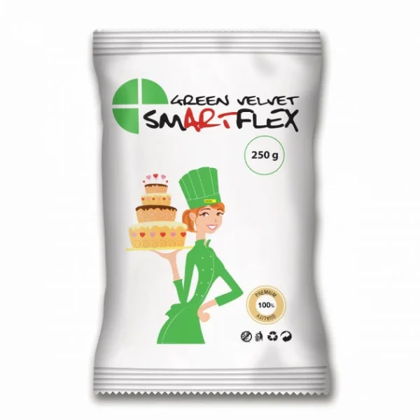 Pâte à Sucre Vert Green Velvet 250g Smartflex magasin en ligne 1