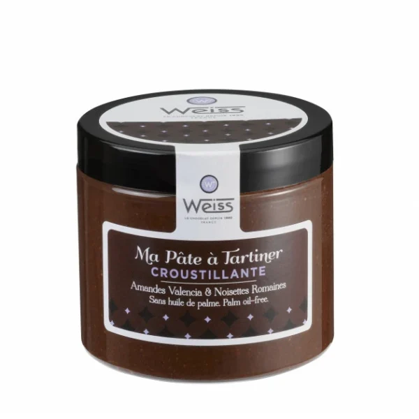 Pâte à Tartiner Chocolat Praliné Croustillant 200g Weiss dernière tendance 1