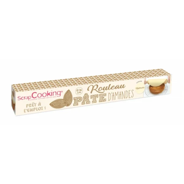 mode Pâte D’Amande Naturelle En Rouleau ⌀ 36 Cm 300g Scrapcooking 1