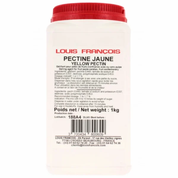 de garantie authentique LOUIS FRANCOIS Pectine Jaune 1 Kg Louis François 1