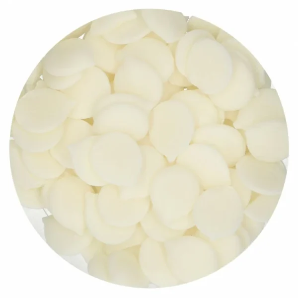 Pistoles Deco Melts Blanc Naturel 250g FunCakes à prix d'occasion 4