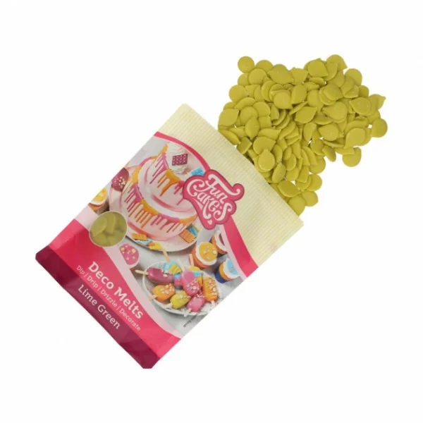 Pistoles Deco Melts Citron Vert 250g FunCakes Vente 3