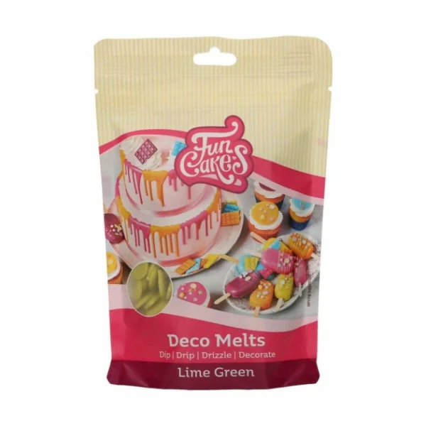 Pistoles Deco Melts Citron Vert 250g FunCakes Vente 1