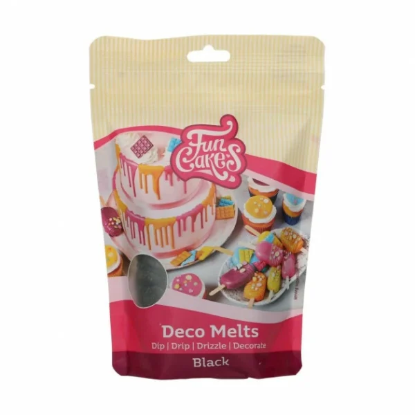 Pistoles Deco Melts Noir 250g FunCakes magasin en ligne france 1