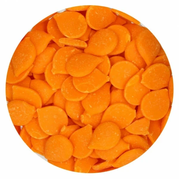 Pistoles Deco Melts Orange 250g FunCakes garantie de qualité 4