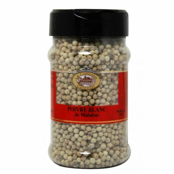 Poivre Blanc De Malabar 210 G Le Comptoir Colonial Pas Cher Magasin Soldes 1