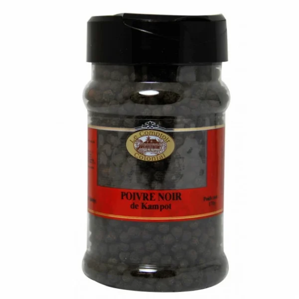 Poivre Noir Kampot IGP 170 G Le Comptoir Colonial magasins pas chers 1