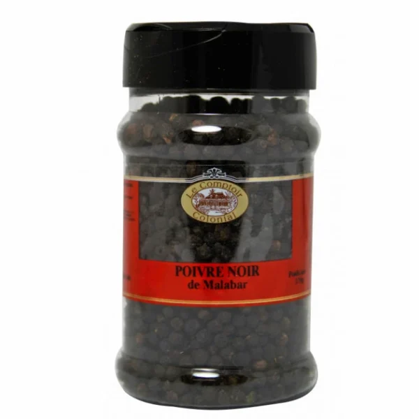 achetez Poivre Noir Malabar 150g Le Comptoir Colonial 1