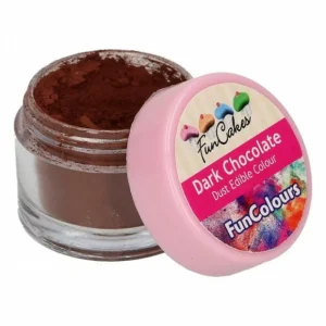 meilleur cadeau Poudre Comestible Chocolat Noir 1,5 G FunCakes 7